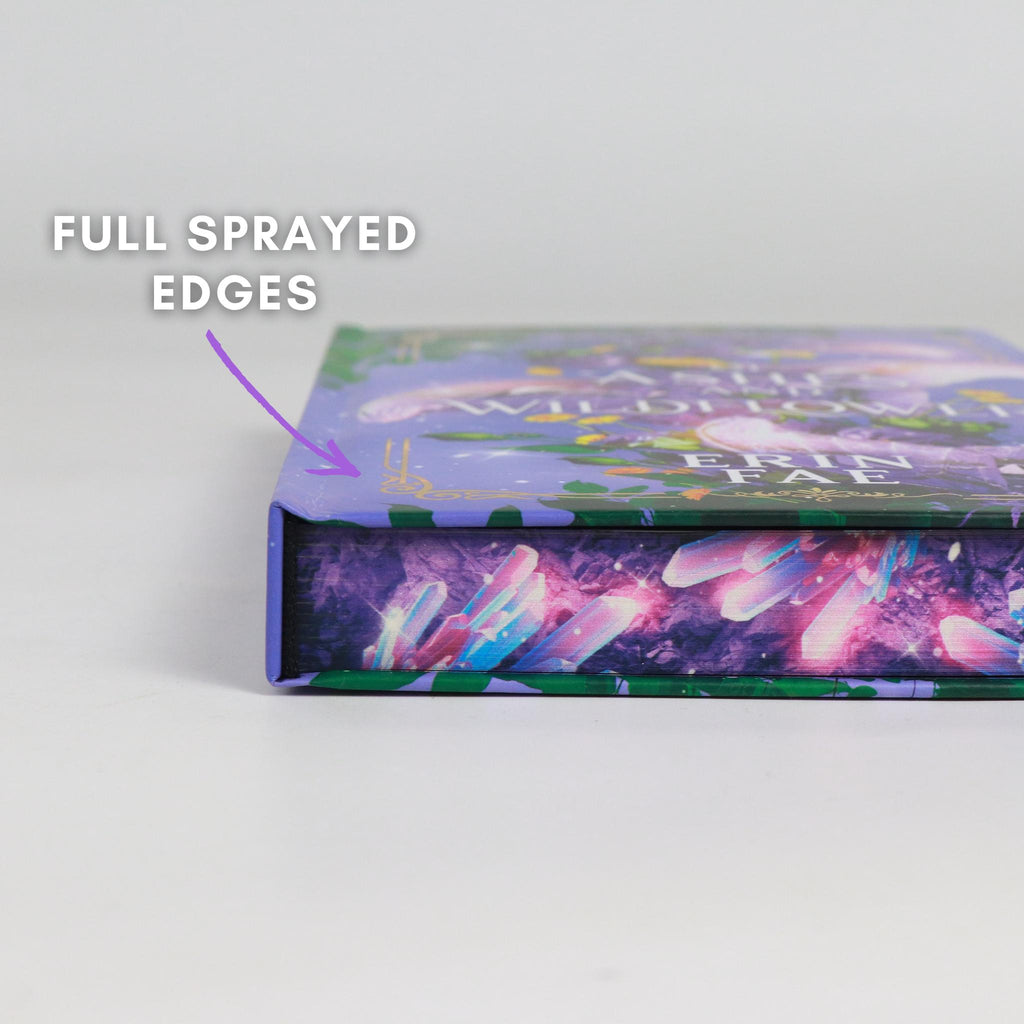 Of Ashes and Wildflowers Two Book Sprayed Edge Set with Exclusive Slipcase - Signed by the author!