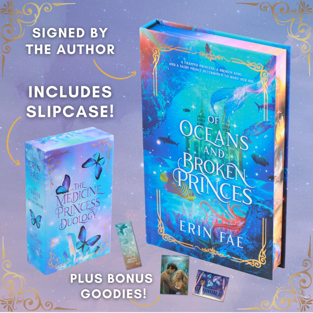 Of Oceans and Broken Princes Special Edition Hardback WITH Slipcase - Signed by the Author!